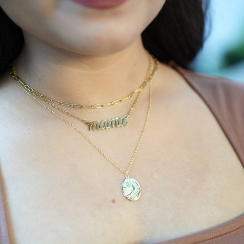 Mama Pendant Necklace