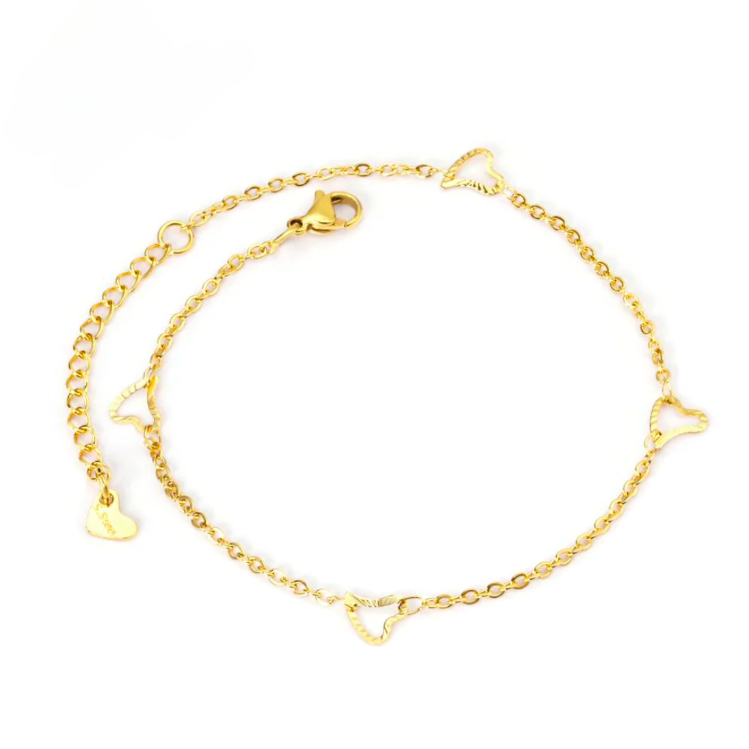 Dainty Heart Anklet